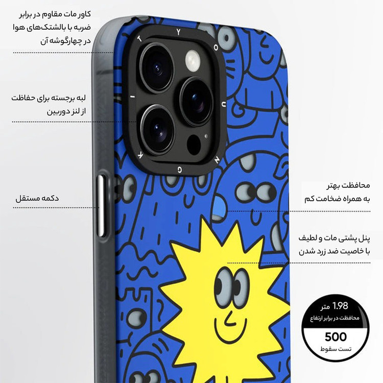 کاور یانگ کیت مدل Nina Canvas مناسب برای گوشی موبایل اپل iphone 15