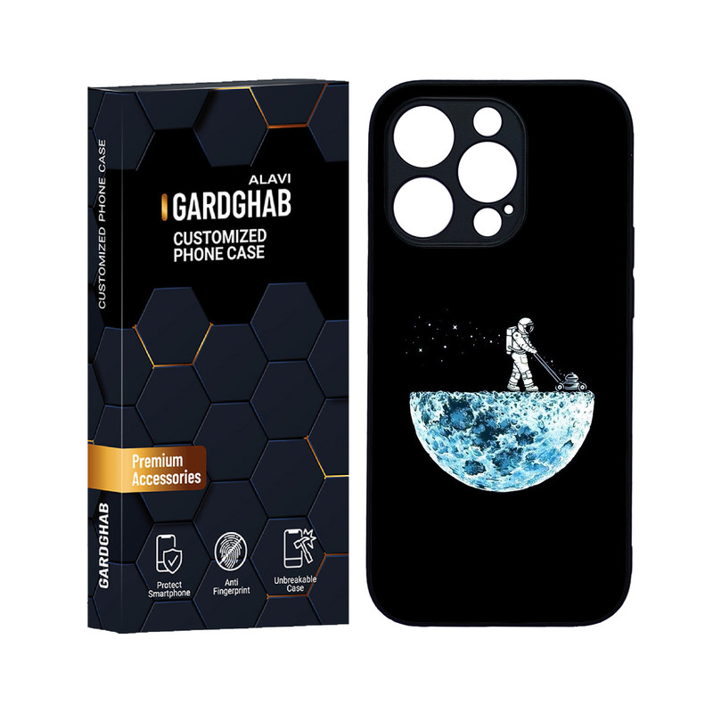 کاور گارد قاب علوی مدل دورژله ای کهکشان مناسب برای گوشی موبایل اپل iPhone 14 Pro