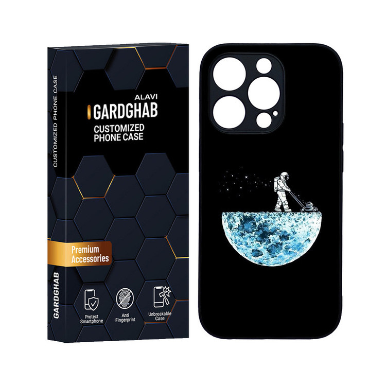 کاور گارد قاب علوی مدل دورژله ای کهکشان مناسب برای گوشی موبایل اپل iPhone 14 Pro