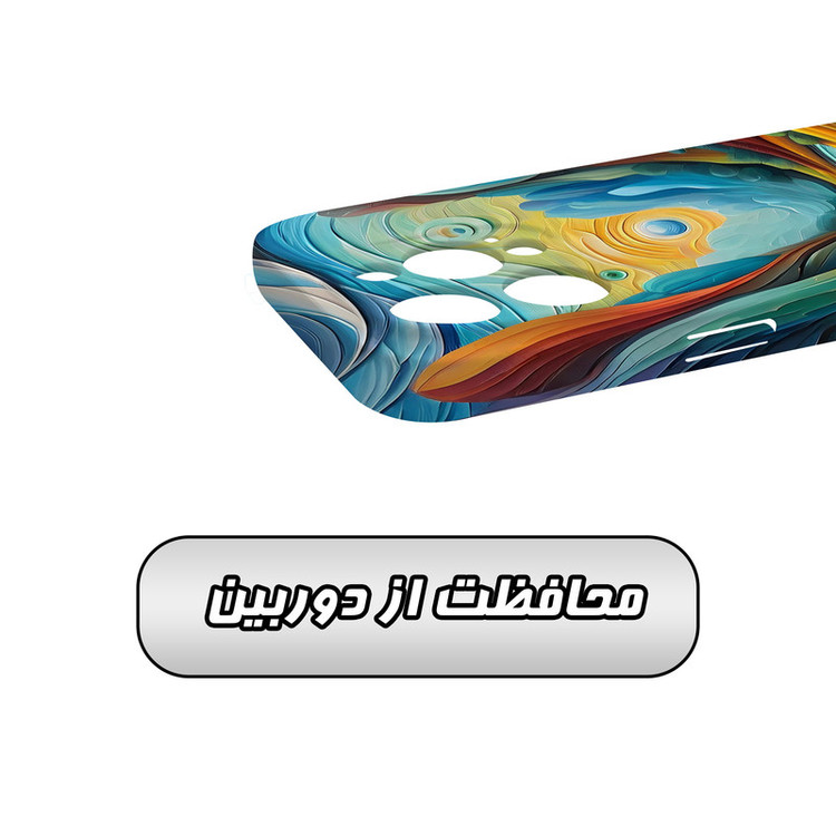 کاور گارد قاب مدل هنری مناسب برای گوشی موبایل اپل iPhone 15 Promax