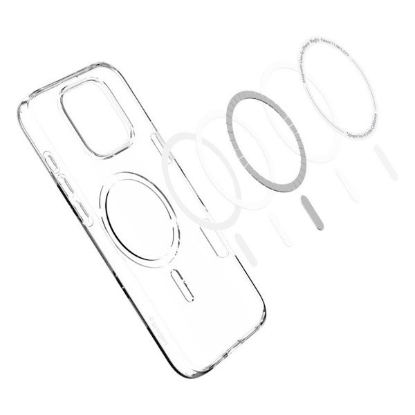 کاور اسپیگن مدل LIQUID CRYSTAL مناسب برای گوشی موبایل اپل Iphone 16 pro