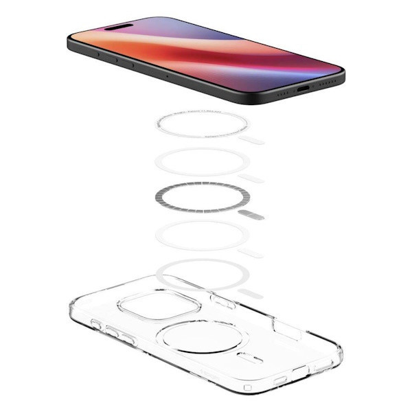 کاور اسپیگن مدل LIQUID CRYSTAL مناسب برای گوشی موبایل اپل Iphone 16 pro