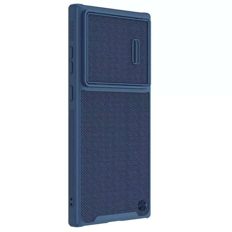 کاور نیلکین مدل Textured Fiber S Case مناسب برای گوشی موبایل سامسونگ Galaxy S23 Ultra