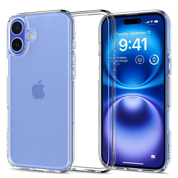 کاور اسپیگن مدل ultra hybrid clear مناسب برای گوشی موبایل اپل iphone 16