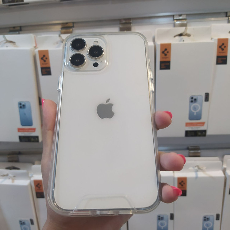 کاور اسپیگن مدل ultra hybrid clear مناسب برای گوشی موبایل اپل iphone 16