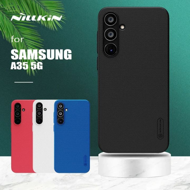 کاور نیلیکن مدل Super Frosted Shield مناسب برای گوشی موبایل سامسونگ Galaxy A35