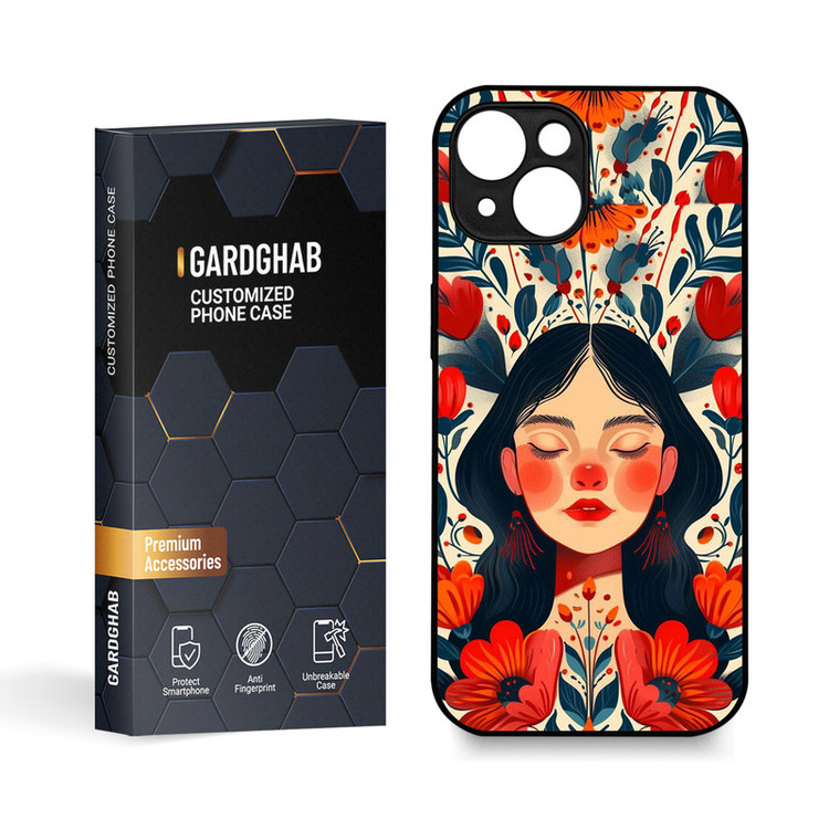 کاور گارد قاب مدل دخترانه مناسب برای گوشی موبایل اپل iPhone 15