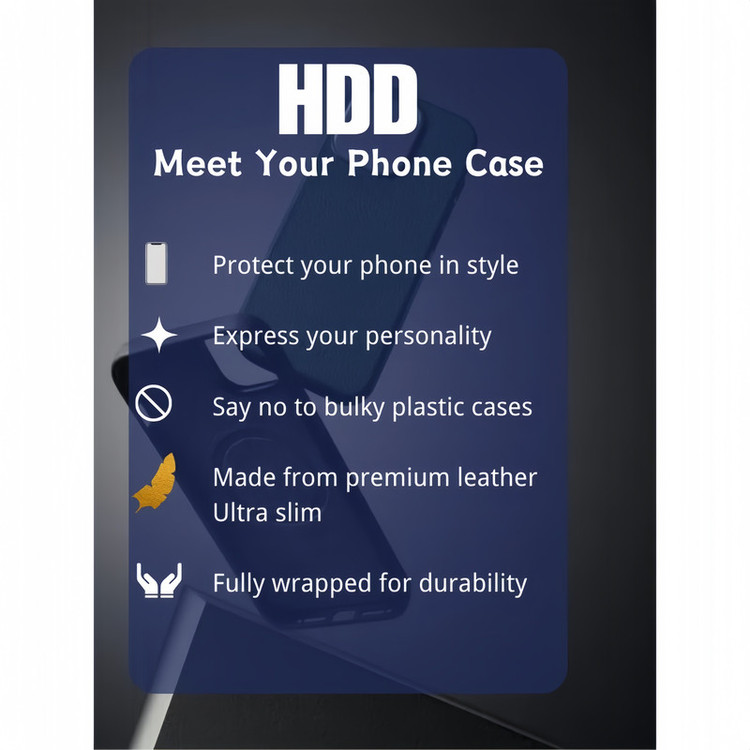 کاور اچ دی دی مدل HBC-020 مناسب برای گوشی موبایل اپل iPhone 15 Pro