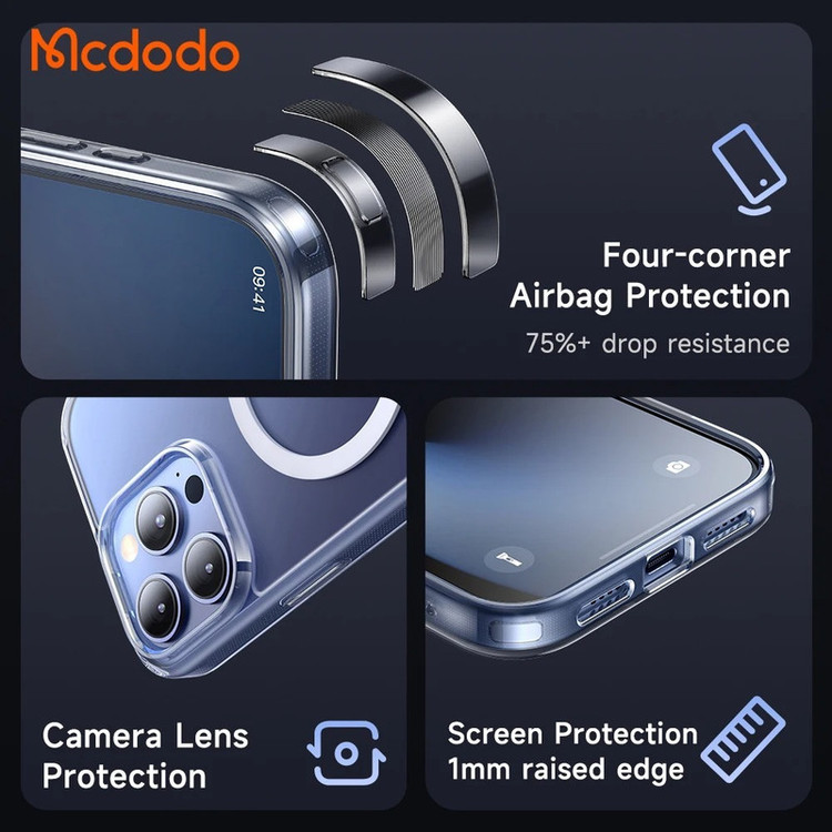 کاور مک دودو مدل PC-492 مناسب برای گوشی موبایل اپل iPhone 16 Pro