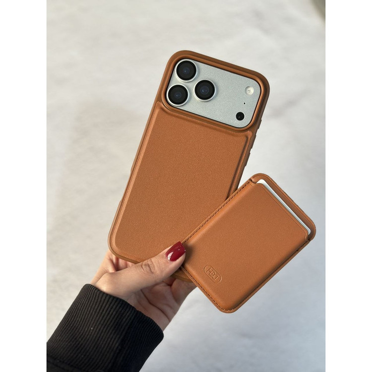 کاور اچ دی دی مدل HBC-317 مناسب برای گوشی موبایل اپل iPhone 17 Pro Max به همراه جاکارتی