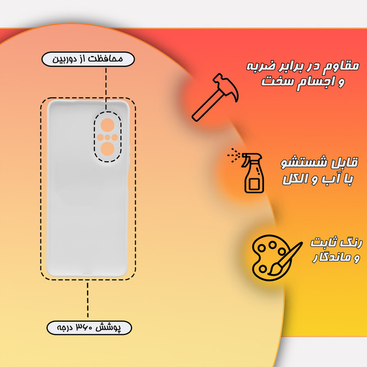 کاور قاب موبایل علوی مدل SML مناسب برای گوشی موبایل هواوی Nova 9 SE / آنر 50 SE