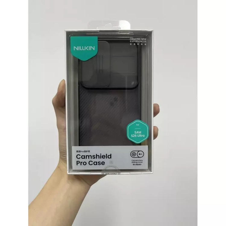 کاور نیلکین مدل Camshield Pro Clear version مناسب برای گوشی موبایل سامسونگ Galaxy S26 Ultra