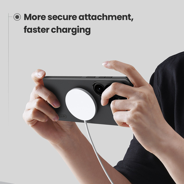 کاور نیلکین مدل Super Frosted Shield Pro Magnetic مناسب برای گوشی موبایل سامسونگ Galaxy S26 Ultra