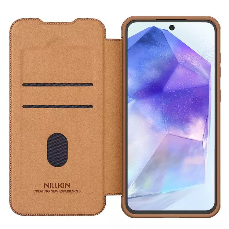 کیف کلاسوری نیلکین مدل Qin Pro Leather مناسب برای گوشی موبایل سامسونگ Galaxy A56