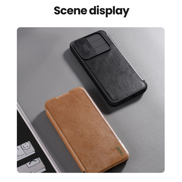 کیف کلاسوری نیلکین مدل Qin Pro Leather مناسب برای گوشی موبایل سامسونگ Galaxy A56