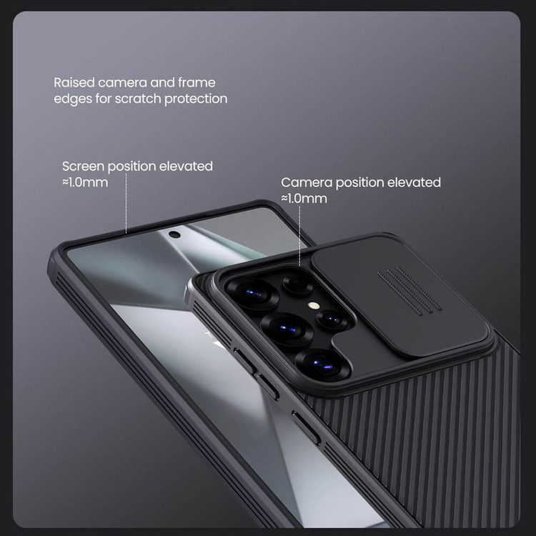 کاور نیلکین مدل CamShield Pro مناسب برای گوشی موبایل سامسونگ Galaxy S25 Ultra