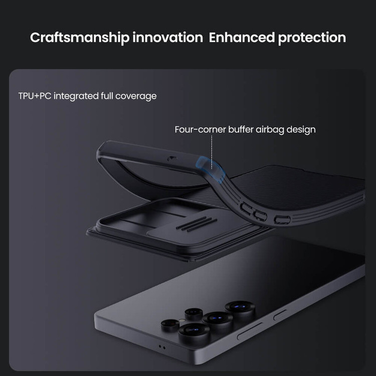 کاور نیلکین مدل CamShield Pro مناسب برای گوشی موبایل سامسونگ Galaxy S25 Ultra