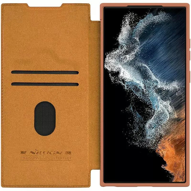 کیف کلاسوری نیلکین مدل Qin Pro Leather Case مناسب برای گوشی موبایل سامسونگ Galaxy S25 Ultra