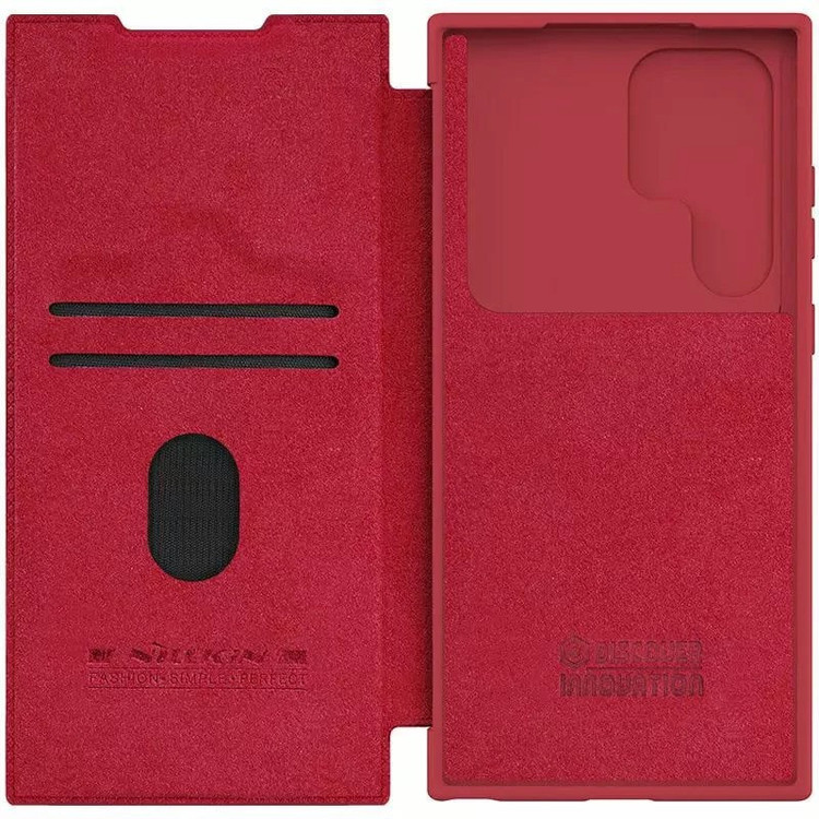 کیف کلاسوری نیلکین مدل Qin Pro Leather Case مناسب برای گوشی موبایل سامسونگ Galaxy S25 Ultra