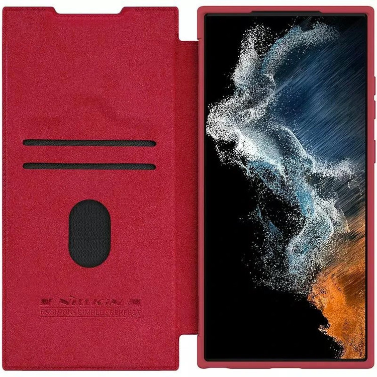 کیف کلاسوری نیلکین مدل Qin Pro Leather Case مناسب برای گوشی موبایل سامسونگ Galaxy S25 Ultra