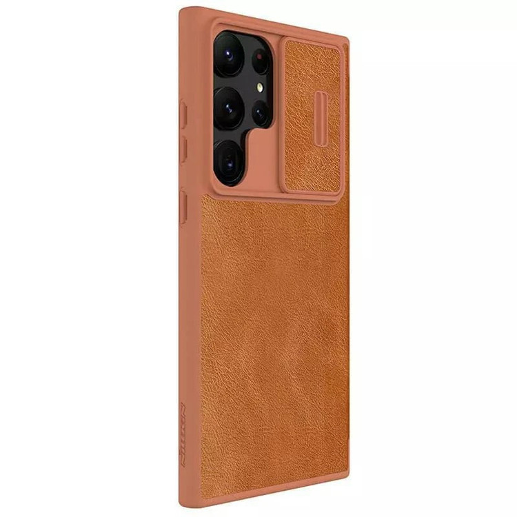 کیف کلاسوری نیلکین مدل Qin Pro Leather Case مناسب برای گوشی موبایل سامسونگ Galaxy S25 Ultra