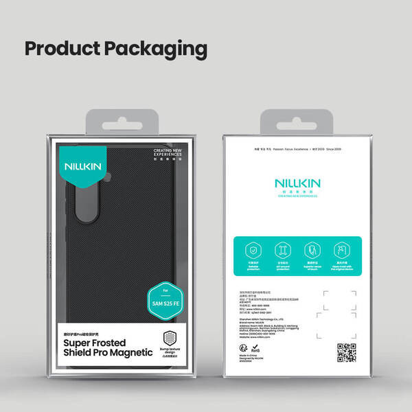کاور نیلکین مدل Frosted Shield Pro Magnetic مناسب برای گوشی موبایل سامسونگ Galaxy S25 FE