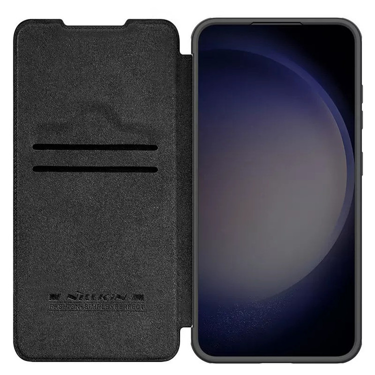 کیف کلاسوری نیلکین مدل Qin Prop Leather Classic Cloth مناسب برای گوشی موبایل سامسونگ Galaxy S24