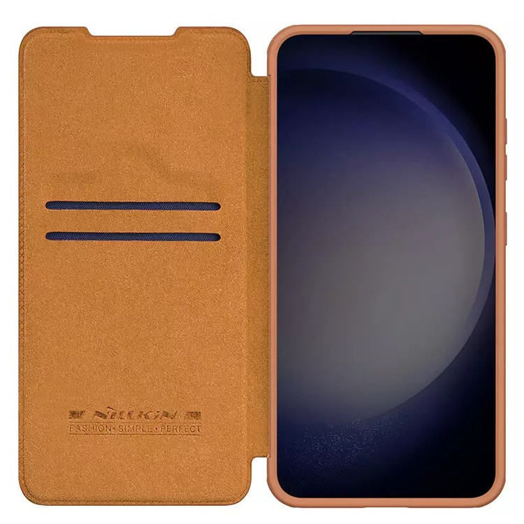 کیف کلاسوری نیلکین مدل Qin Prop Leather Classic Cloth مناسب برای گوشی موبایل سامسونگ Galaxy S24