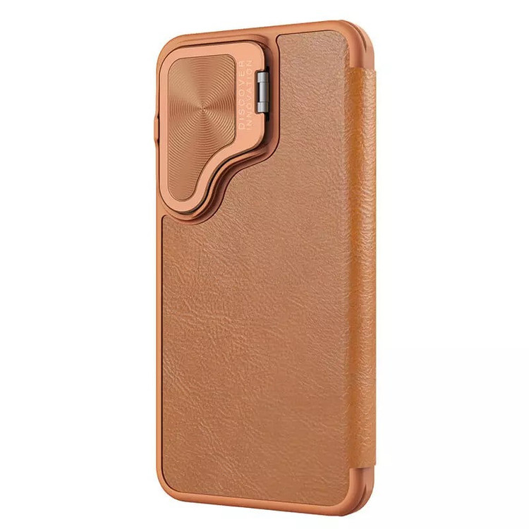 کیف کلاسوری نیلکین مدل Qin Prop Leather Classic Cloth مناسب برای گوشی موبایل سامسونگ Galaxy S24