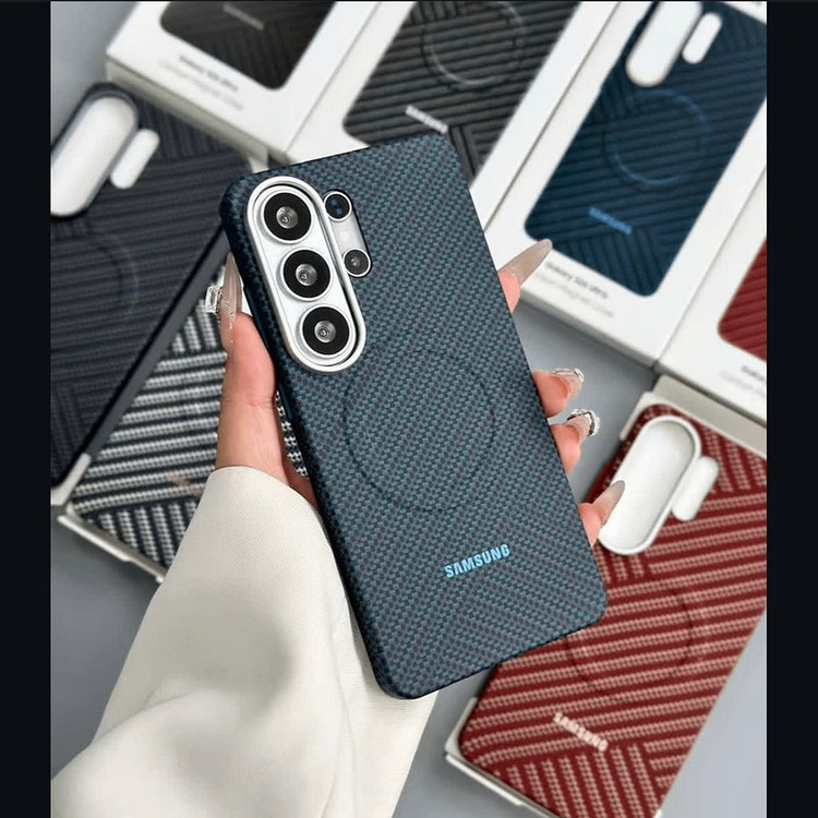 کاور مدل Carbon Magnet مناسب برای گوشی موبایل سامسونگ Galaxy S26 Ultra