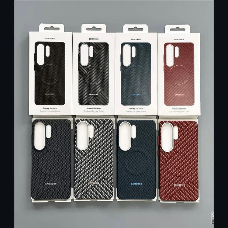 کاور مدل Carbon Magnet مناسب برای گوشی موبایل سامسونگ Galaxy S26 Ultra