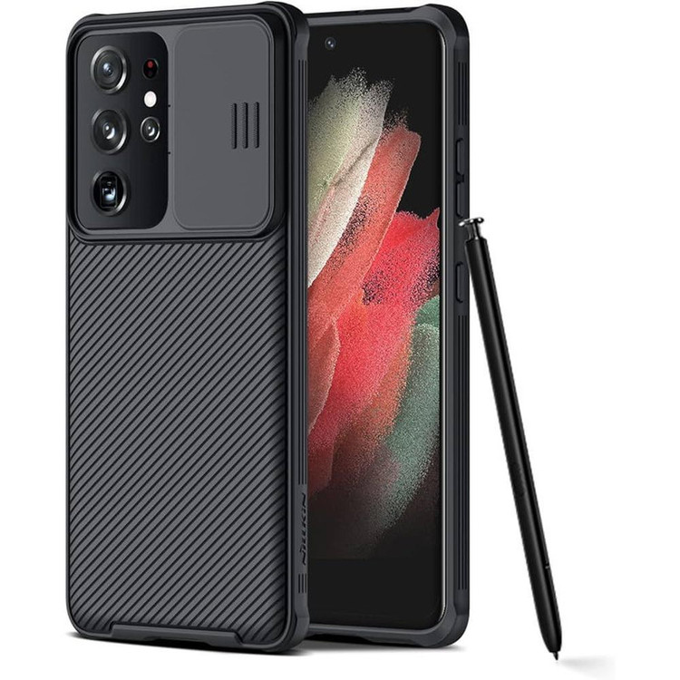 کاور نیلکین مدل camshield pro مناسب برای گوشی موبایل سامسونگ Galaxy S21 Ultra