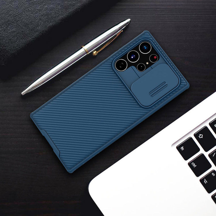 کاور نیلکین مدل CAMShIIELD PRO cover مناسب برای گوشی موبایل سامسونگ Galaxy S22 Ultra