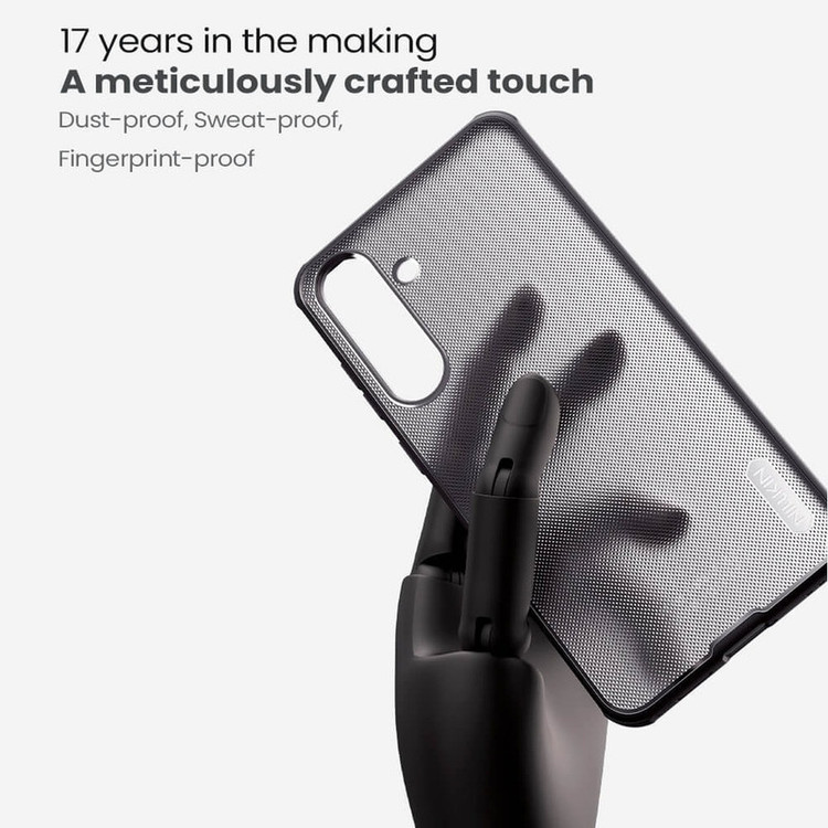 کاور نیلکین مدل Super Frosted Shield Transparent مناسب برای گوشی موبایل سامسونگ Galaxy S25 FE