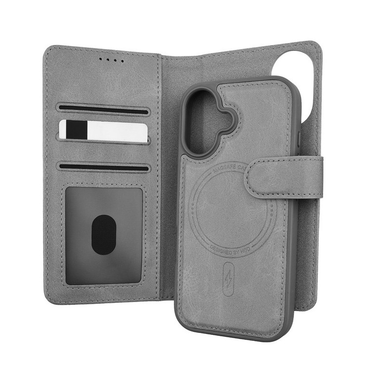 کیف کلاسوری اچ دی دی طرح چرمی مگ سیف مدل LUXURY مناسب برای گوشی موبایل اپل IPHONE 17
