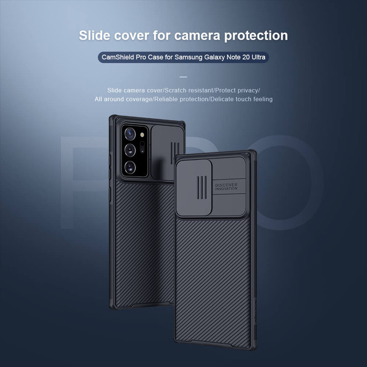 کاور نیلکین مدل CamShield Pro مناسب برای گوشی موبایل سامسونگ Galaxy Note 20 Ultra