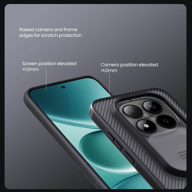 کاور نیلکین مدل Camshield Pro Clear Version مناسب برای گوشی موبایل شیائومی Redmi Note 15 Pro 5G