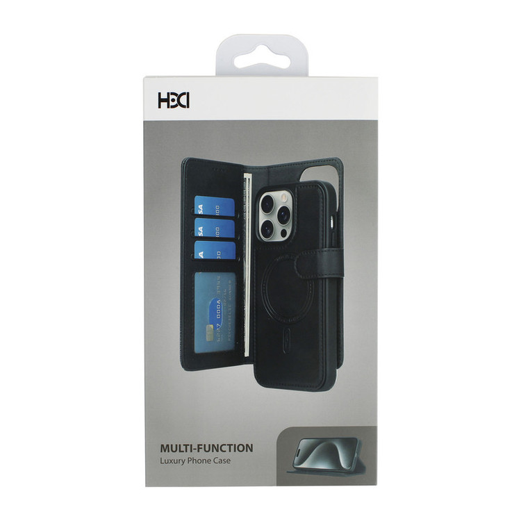 کیف کلاسوری اچ دی دی طرح چرمی مگ سیف مدل LUXURY مناسب برای گوشی موبایل اپل IPHONE 16