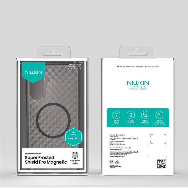 کاور نیلکین مدل Frosted Shield Pro Transparent Magnetic مناسب برای گوشی موبایل سامسونگ Galaxy A57