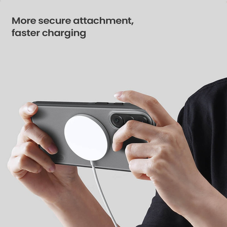 کاور نیلکین مدل Frosted Shield Pro Transparent Magnetic مناسب برای گوشی موبایل سامسونگ Galaxy A57