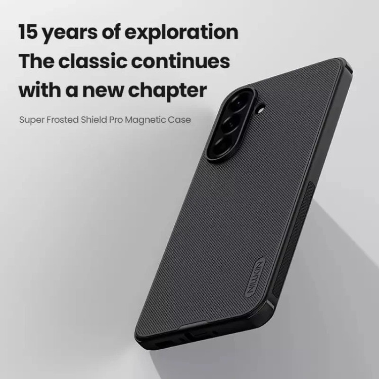کاور نیلکین مدل Super Frosted Shield Pro Magnetic مناسب برای گوشی موبایل سامسونگ Galaxy A56/ A36