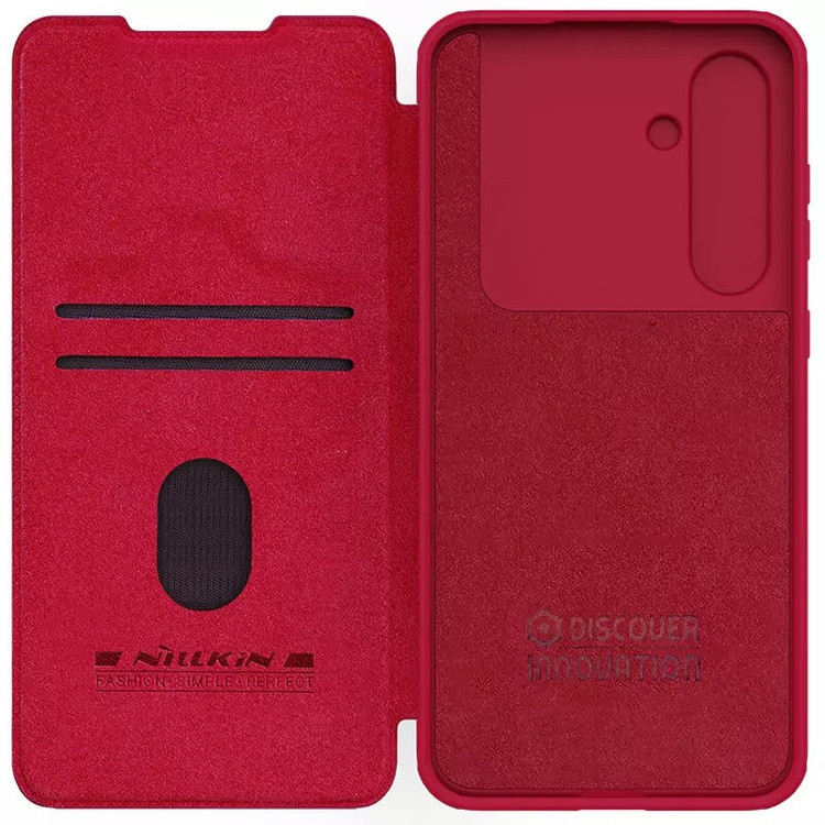کیف کلاسوری نیلکین مدل Qin Pro Leather مناسب برای گوشی موبایل سامسونگ Galaxy S24 FE