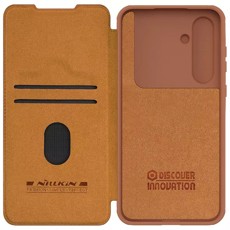 کیف کلاسوری نیلکین مدل Qin Pro Leather مناسب برای گوشی موبایل سامسونگ Galaxy S24 FE