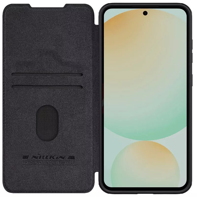 کیف کلاسوری نیلکین مدل Qin Pro Leather مناسب برای گوشی موبایل سامسونگ Galaxy S24 FE