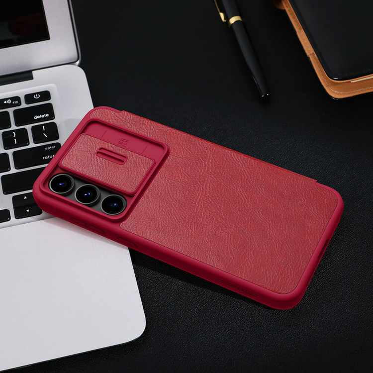 کیف کلاسوری نیلکین مدل Qin Pro Leather مناسب برای گوشی موبایل سامسونگ Galaxy S24 FE