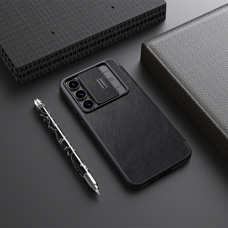 کیف کلاسوری نیلکین مدل Qin Pro Leather مناسب برای گوشی موبایل سامسونگ Galaxy S24 FE