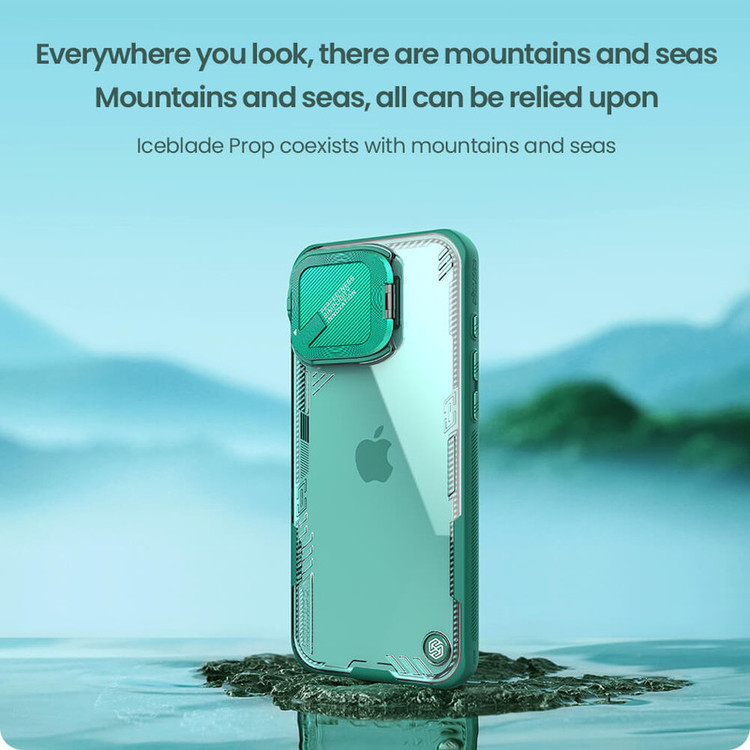 کاور نیلکین مدل Iceblade Prop مناسب برای گوشی موبایل اپل iPhone 16 Pro Max