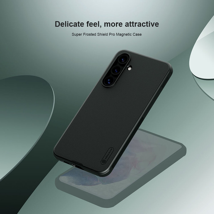 کاور نیلکین مدل Frosted Shield Pro Magnetic مناسب برای گوشی موبایل سامسونگ Galaxy S24 FE