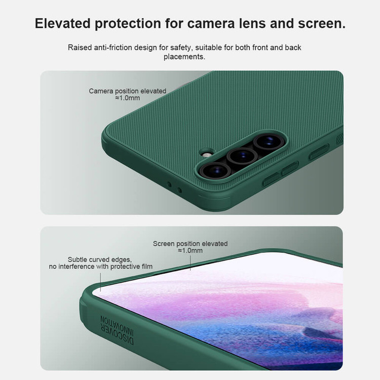 کاور نیلکین مدل Frosted Shield Pro Magnetic مناسب برای گوشی موبایل سامسونگ Galaxy S24 FE