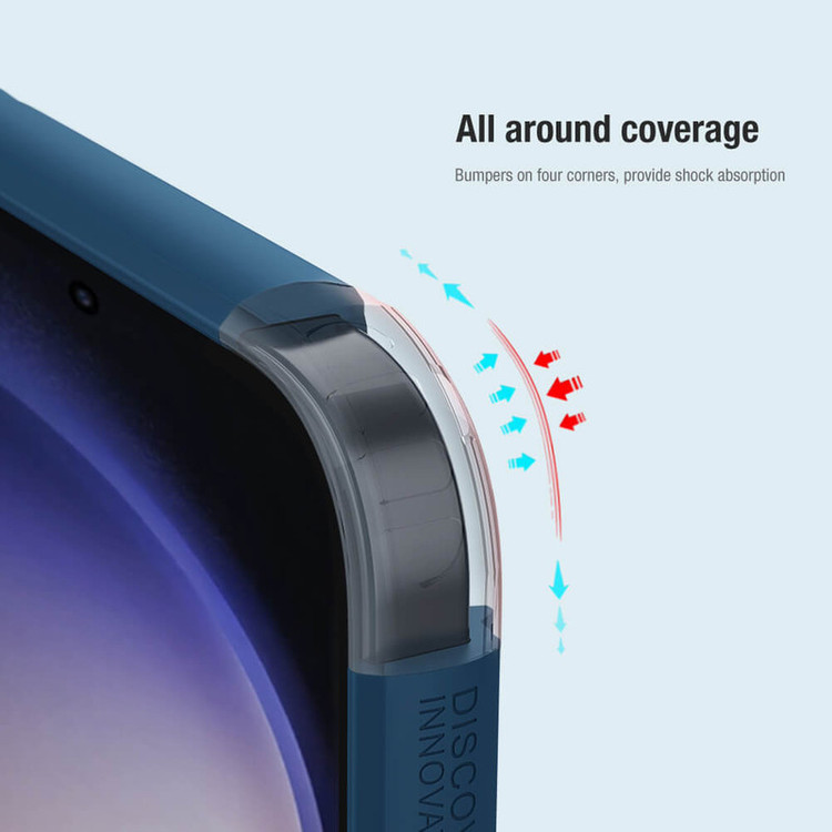 کاور نیلکین مدل Super Frosted Shield Pro مناسب برای گوشی موبایل سامسونگ Galaxy S24 Ultra